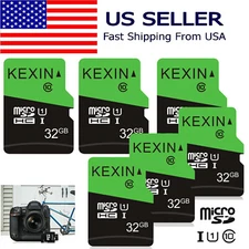 6 PACK MicroSD SDHC 32GB Memory Card Class10 Memory TF With 2 SD Card Adapters