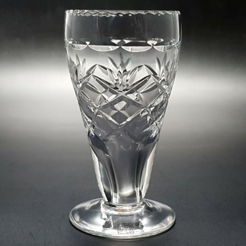 Vintage Lead Crystal Vase Cut Glass Bud Posies Clear Handmade Decorative - Picture 2 of 10