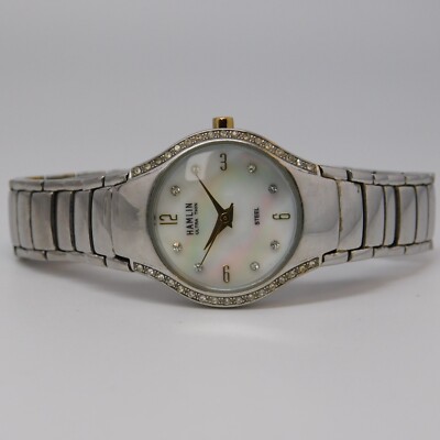 Hamlin bracelet cream-gold quartz ladies watch. Hamlin Watches - Etsy main image 3