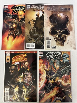 Ghost Rider #1 lot of 5 Comics Set Trail of Tears Heavens Fire