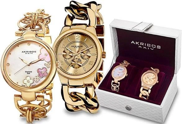 Akribos xxiv hotsell women's watch price