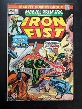MARVEL PREMIERE #17 BRONZE AGE 3RD APPR IRON FIST FN MISSING VALUE STAMP