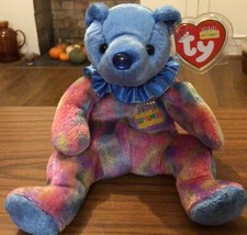 Ty Beanie Babies September The Birthday Bear With Tags