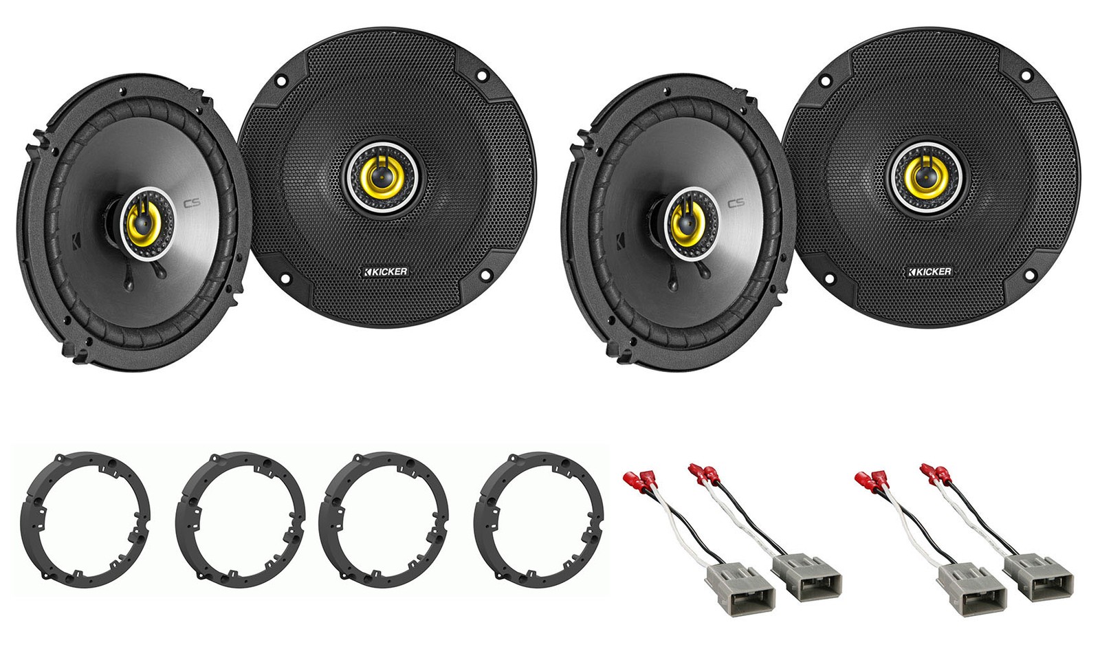 Комплект для замены динамиков на двери Kicker CSC 65 панель для Honda Civic Si 2002-2005 годов выпуска 37690₽