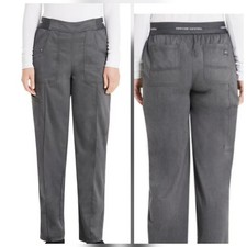 Genuine Dickies Women's Straight Leg Pull-On Scrub Pants XL Heather Pewter New