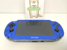 PS Vita 1000 Sapphire Blue PCH-1000 ZA04 w/Box PSV Tested Sony 0601D