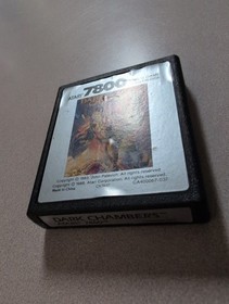 Atari 7800 Dark Chambers  Tested Combine Ship 