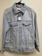 Universal Thread Womens Light Blue Collared B...