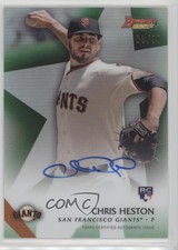 2015 Bowman's Best of Green Refractor /99 Chris Heston #B15-CH Auto fm0
