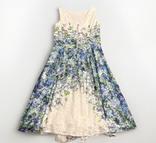 Danny & Nicole Dress Floral Womens Size 6 Spring Romance Zip Up New With Tags