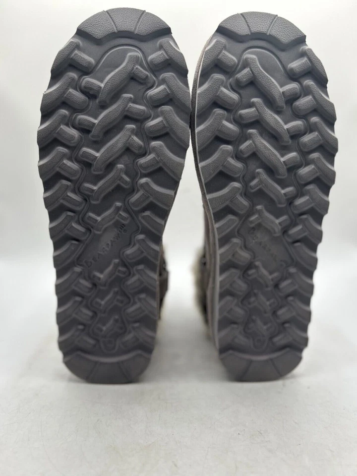 Bearpaw Koko Winter Boot Women's Sz 11 Gray Suede Leather Faux Fur Lined - Image 4 of 4