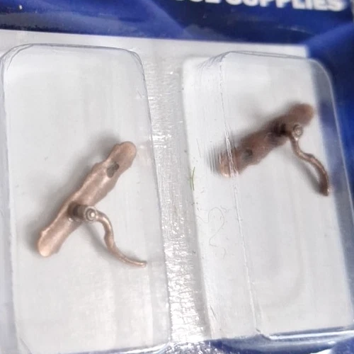 Classics by Handley Miniature Door Handle 2 piece Dollhouse 1:12 New in Pkg - Image 2 of 4