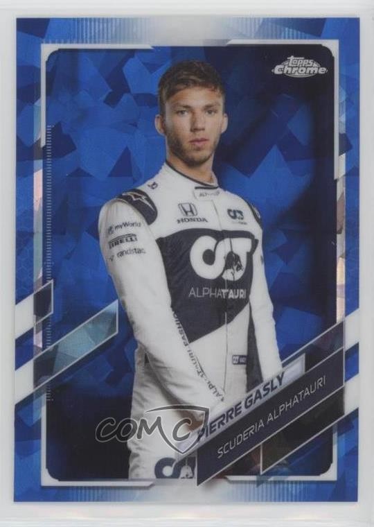 2021 Topps Chrome Sapphire Edition Formula 1 F1 Racers Pierre Gasly #13 0nr3
