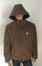 Carhartt Full Swing Cryder Quick Duck Brown Jacket Size L