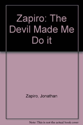 Zapiro: The Devil Made Me Do it By Jonathan Zapiro