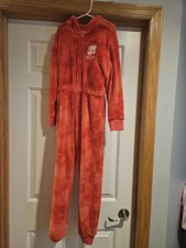 Gap Kids Disney Girls Mickey Mouse Cozy Time Pajamas Size 8 Coral Fleece