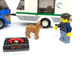 LEGO City 60117  Van & Caravan Complete with Minifigures and instructions