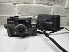 Minolta Hi-Matic AF2 35mm Autofocus Film Camera 38mm f/2.8 Lens w/ Case Untested