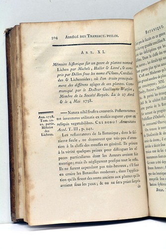 LIVRE ANCIEN GIBELIN TRANSACTIONS PHILOSOPHIQUES SOCIÉTÉ ROYALE BOTANIQUE 1790 - Picture 11 of 12