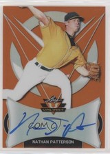 2019 Leaf Valiant Orange Prismatic /35 Nathan Patterson #BA-NP1 Auto 0o6v