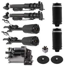 Air Suspension Compressor Air Spring Bag Set Front Rear For Mercedes Gl Ml320