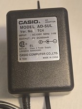 Adaptador De Corriente 9V Para Teclado Casio LK-70s - Cargador Compatible, Entrada 100-240V, LED Indicador, Cable 1.2m