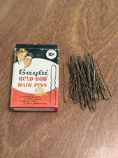 Vintage 1950s Gayla Hold-Bob Hair Pins w/ Original Box