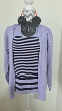 Guran Collection Lilac Top Cardigan Set L XL Lightweight Summer