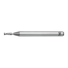 Osg 492-0200 Carbide End Mill, 0.02In Dia, 0.0630In Cut