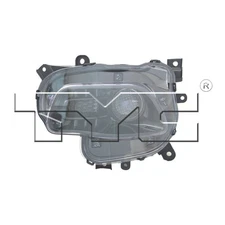 Halogen Headlight Lamp for 14-15 Jeep Cherokee Black Trim Left Driver CAPA