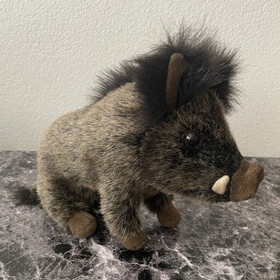 Hansa Wild Boar Plush Anima Hansa Toy International Wild Boar Sitting Plush NEW