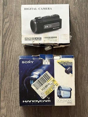 Sony Digital Handycam DCR-DVD610 Camera Home Video Recorder & 4K Digital Camera