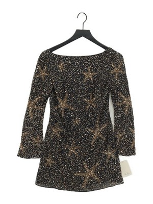 RIXO Minikleid UK6 in schwarz