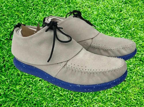 Worldboots Original Size MEN 8 Taupe Royal BLUE Hemera Skirt /Sneakers retro NWT - Picture 5 of 24