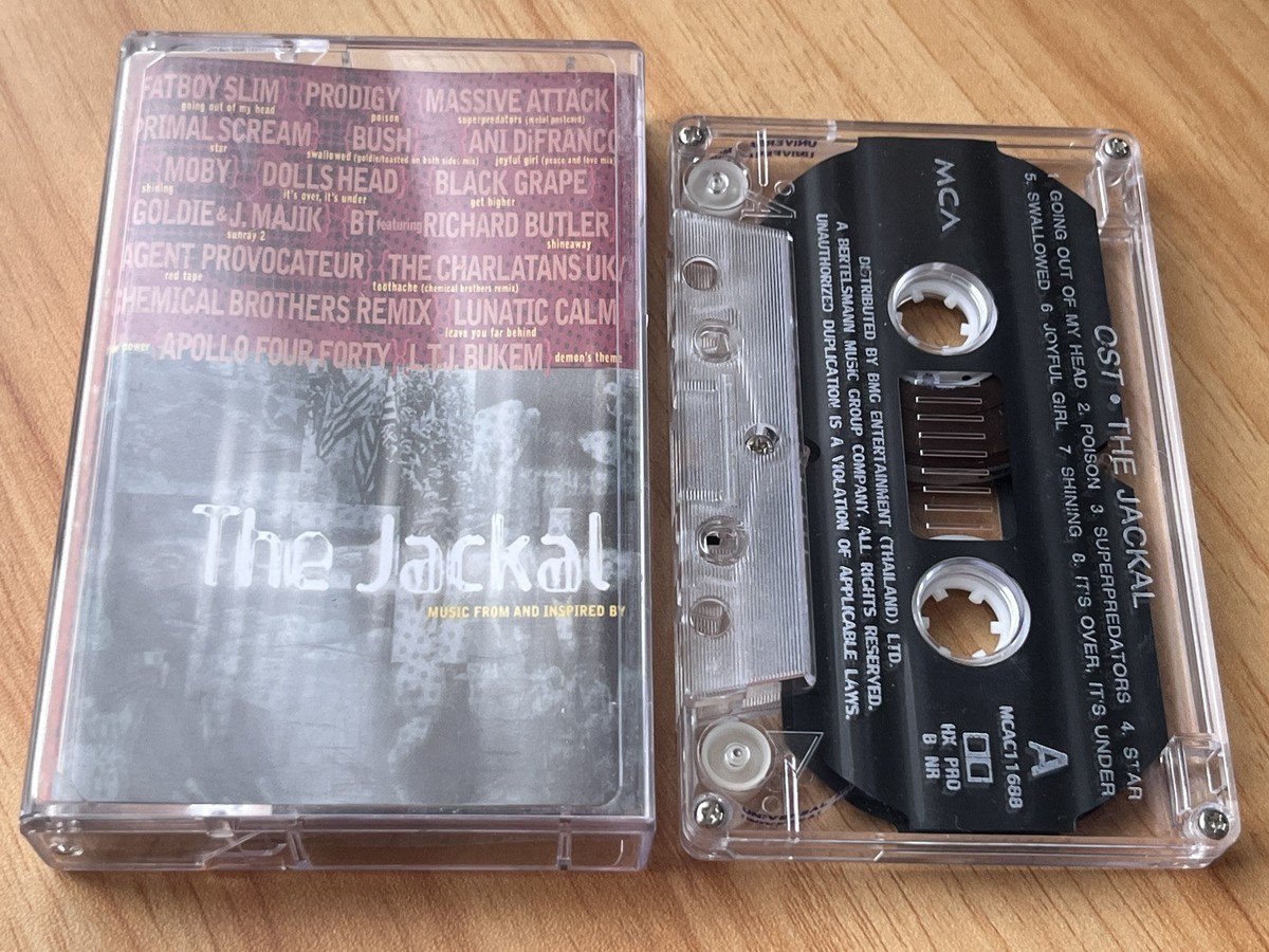 The Jackal Soundtrack Film OST (TH 1997) Cassette Tape Massive