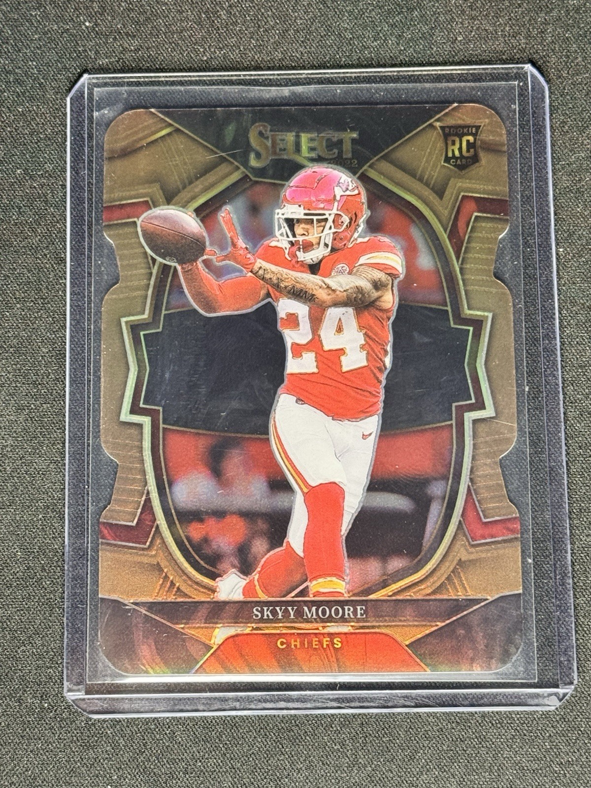 2022 Panini Select - Concourse Skyy Moore #21 Copper Prizm Die-Cut /149 (RC)