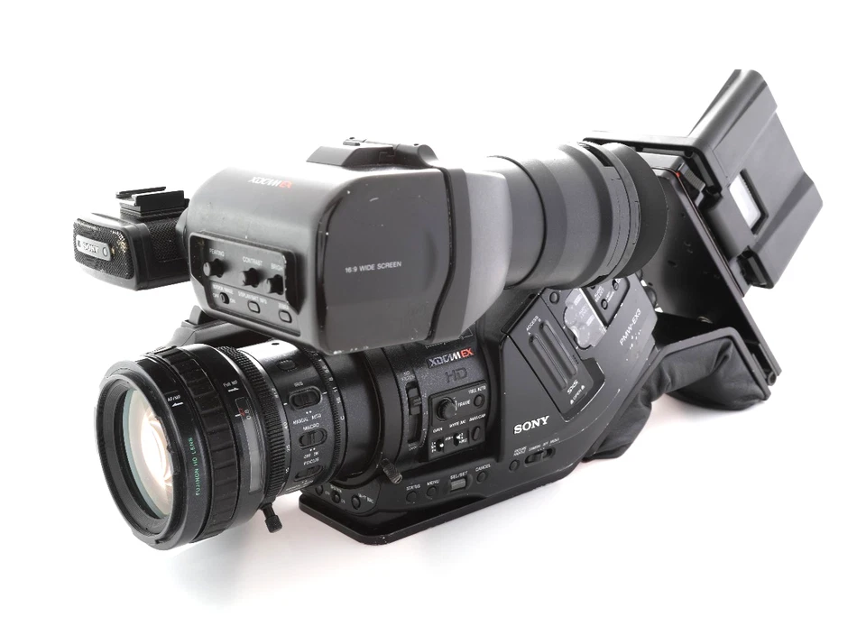 Sony XDCAM PMW EX3 HD Camcorder XDcam EX Digital Camcorder W/ Lens - Image 2 of 4