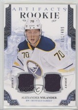 2017 Upper Deck Artifacts Rookies Silver Materials /499 Alexander Nylander b5y
