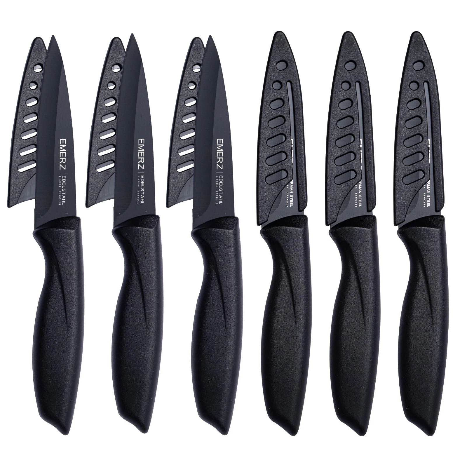Paring with Cover Sheath,Black,3.5 Inch Stainless Steel Fruit and Vegetable ,...
Opens in a new wind