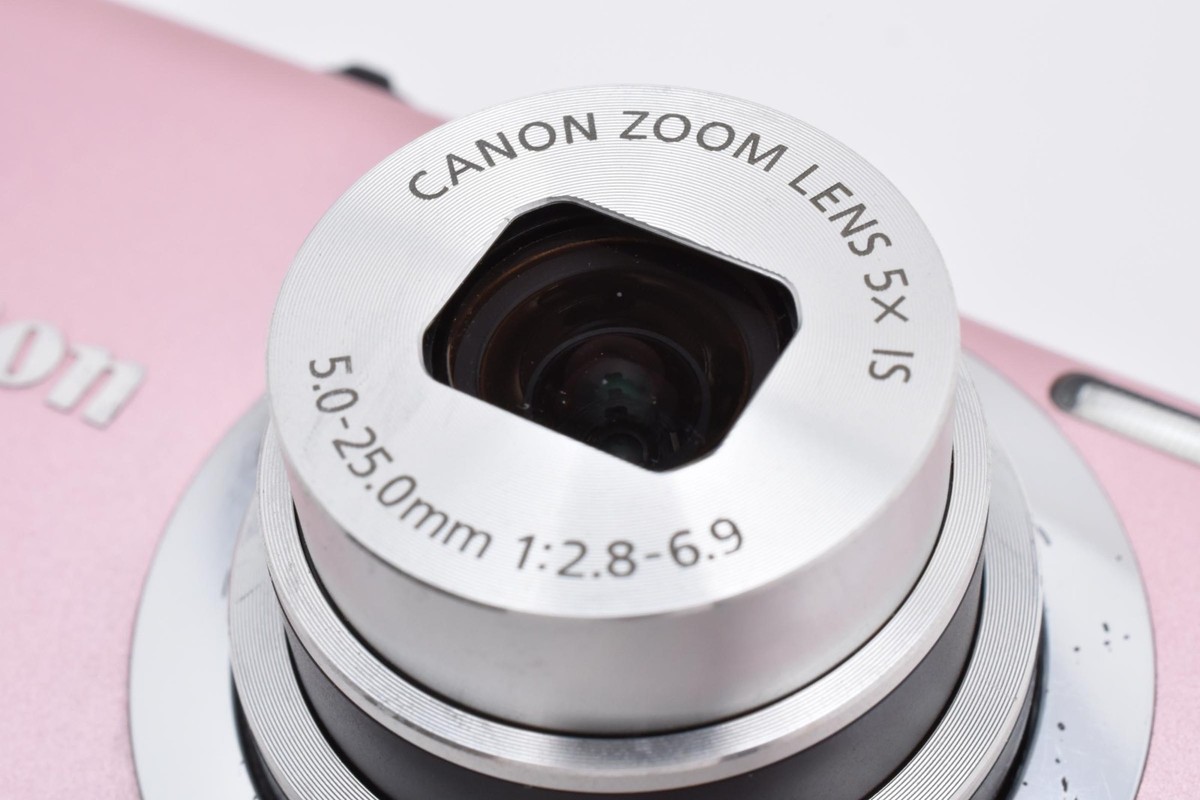 Exc+5 w/Strap] Canon PowerShot A2400 IS pink Compact Digital