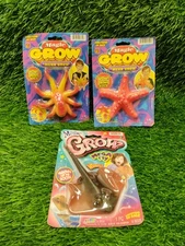 Ja-Ru Magic Grow Ocean Themed Water Animals Pool Toys For Kids Sea Creatures 3pk