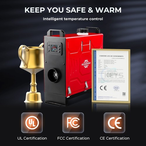 Diesel Heater Portable Diesel Air Heater 8KW DC 12V/24V AC 110V All in One - Picture 4 of 16
