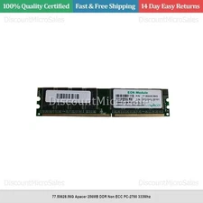 77.50628.56G Apacer 256MB DDR Non ECC PC-2700 333Mhz