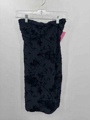 Pre-Owned La Perla Navy Size 44 Short Strapless Dress