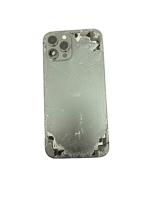 Apple iPhone  12 Pro Max Black 128GB Graphite Cracked Front & Back