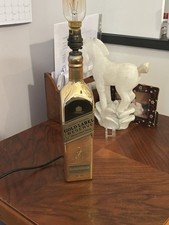 Johnny Walker Gold Label Reserve Whiskey Bottle Table Lamp