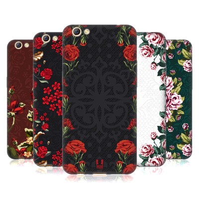 HEAD CASE DESIGNS FLORAL ART DECO SOFT GEL CASE FOR OPPO PHONES