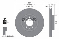 2X Bremsscheibe Pagid 55679NC FüR Opel Astra OV5 Sports Tourer Fphnpj Fphnsl 308