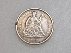 1861 5C SEATED LIBERTY SILVER HALF DIME