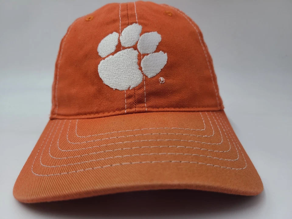 Gorra ajustable con correa marca de golf Clemson University Tigers NCAA naranja Foto 2 de 4